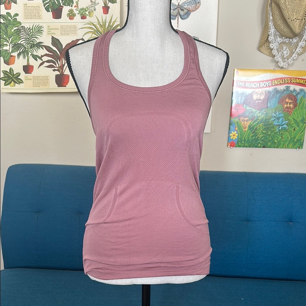 Lululemon dusty rose tank top